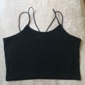 Solid Ribbed Knit Cami Top